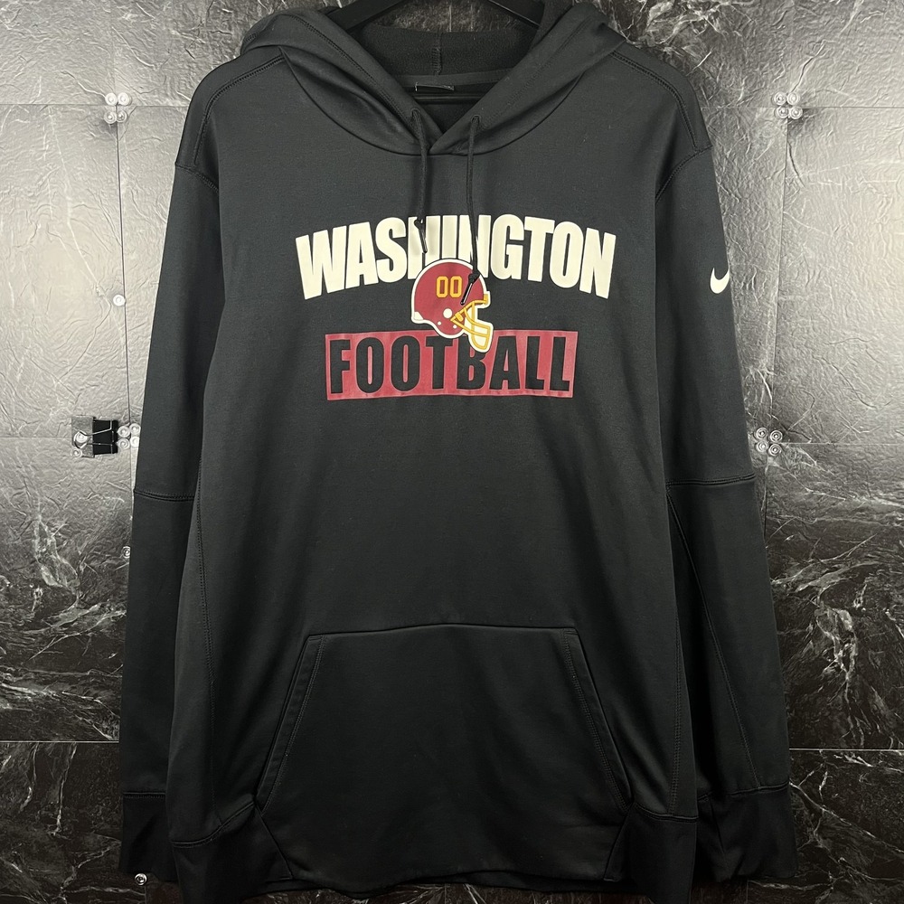 Nike Men's Black Dri-Fit Washington Fleece Hoodie XL